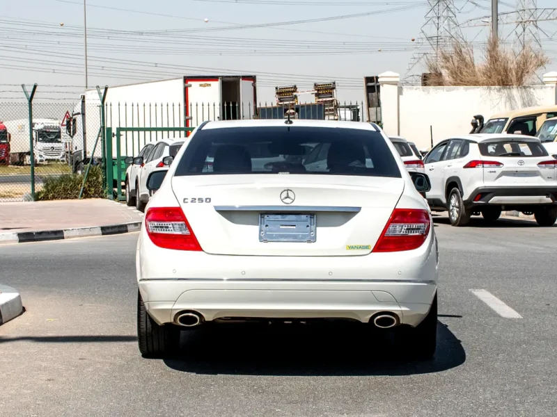2008 Mercedes-Benz C-Class C250 4 Cylinders Petrol Engine White Black Sedan Automatic