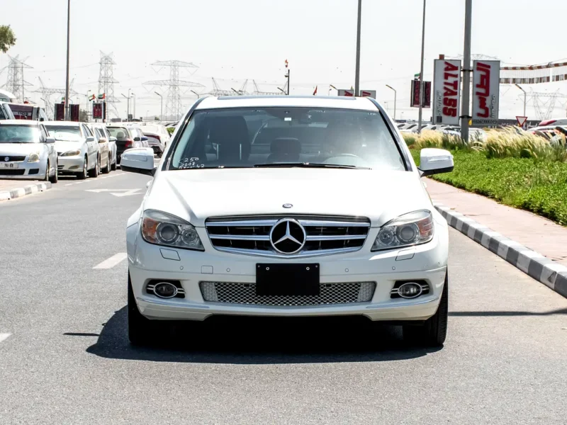 2008 Mercedes-Benz C-Class C250 4 Cylinders Petrol Engine White Black Sedan Automatic