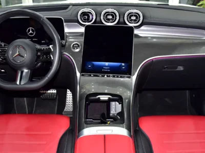 2025 Mercedes-Benz GLC Coupe GLC 200 4MATIC 4 Cylinders Engine White Red Crossover GCC