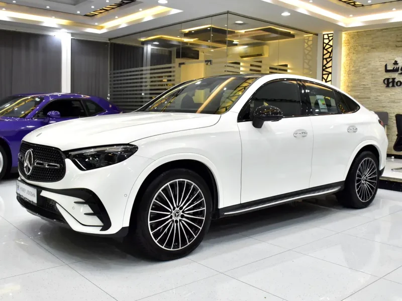 2025 Mercedes-Benz GLC Coupe GLC 200 4MATIC 4 Cylinders Engine White Red Crossover GCC