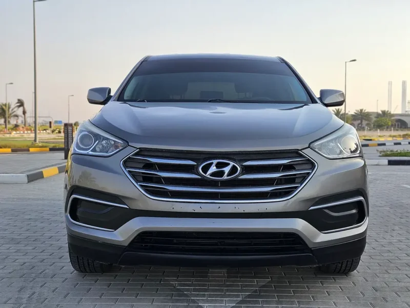 2018 Hyundai Santa Fe Sport 4 Cylinders Petrol Engine Silver Grey SUV American Specs