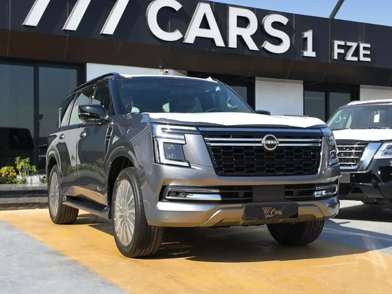 2026 Nissan Patrol LE Platinum 3.5 Litres V6 Petrol Engine Grey Red SUV Full Option GCC Specs