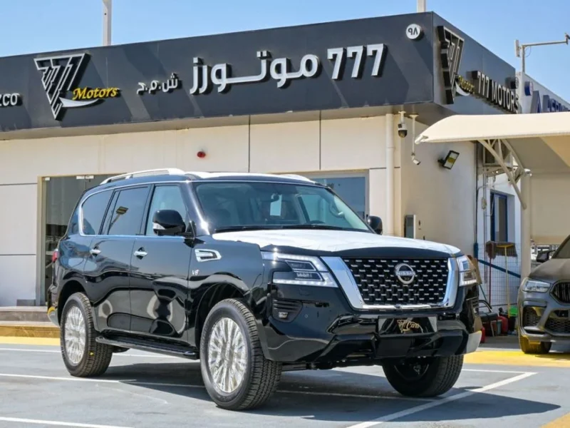 2024 Nissan PATROL LE T2 5.6 Litres V8 Petrol Engine Black Tan SUV Automatic GCC Specs