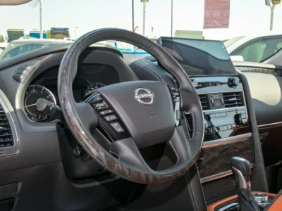 2024 Nissan PATROL LE T2 5.6 Litres V8 Petrol Engine Black Tan SUV Automatic GCC Specs