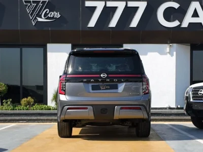 2026 Nissan Patrol LE Platinum 3.5 Litres V6 Petrol Engine Grey Red SUV Full Option GCC Specs