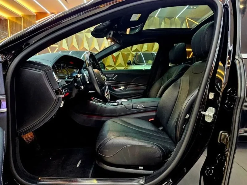 2014 Mercedes Benz S400 Std 3.5 Litres Turbo 6 Cylinders Engine Black Sedan Korean Specs
