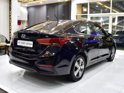 2020 Hyundai Accent GLS 4 Cylinders Petrol Engine Blue Black Sedan GCC Specs Automatic