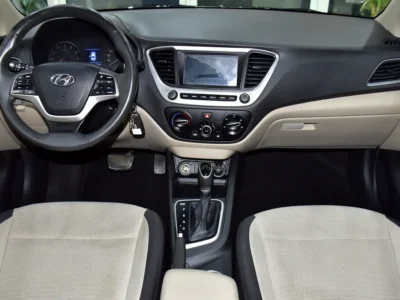 2020 Hyundai Accent GLS 4 Cylinders Petrol Engine Blue Black Sedan GCC Specs Automatic