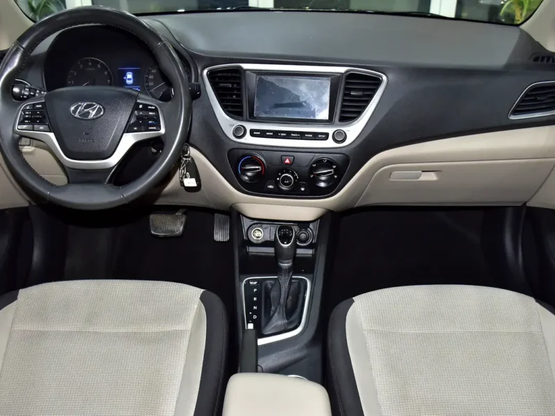 2020 Hyundai Accent GLS 4 Cylinders Petrol Engine Blue Black Sedan GCC Specs Automatic
