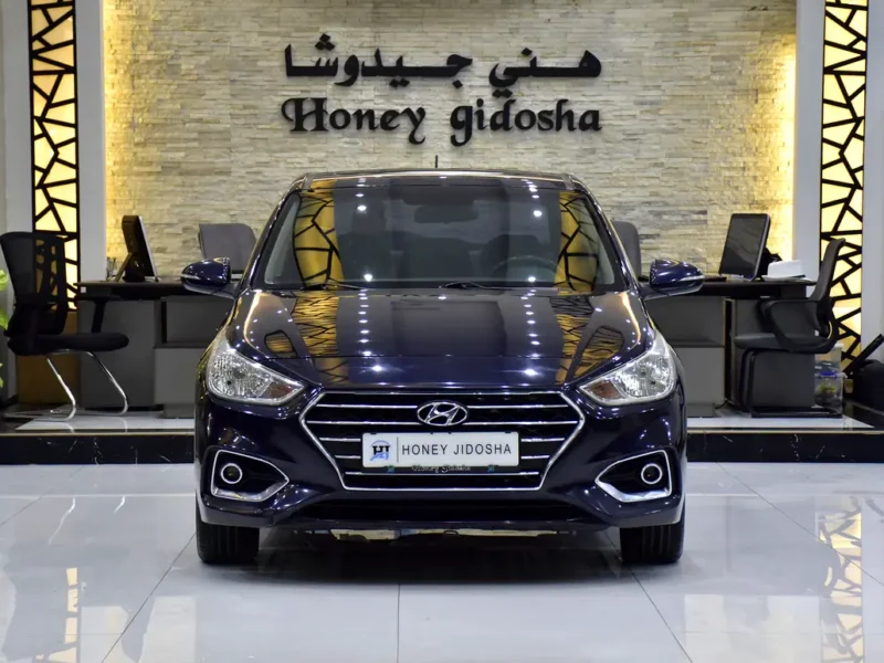 2020 Hyundai Accent GLS 4 Cylinders Petrol Engine Blue Black Sedan GCC Specs Automatic