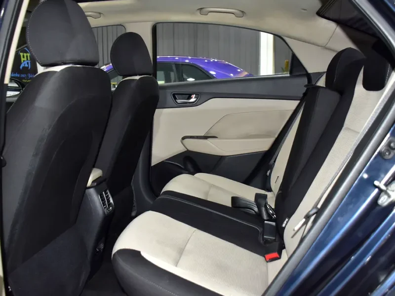 2020 Hyundai Accent GLS 4 Cylinders Petrol Engine Blue Black Sedan GCC Specs Automatic