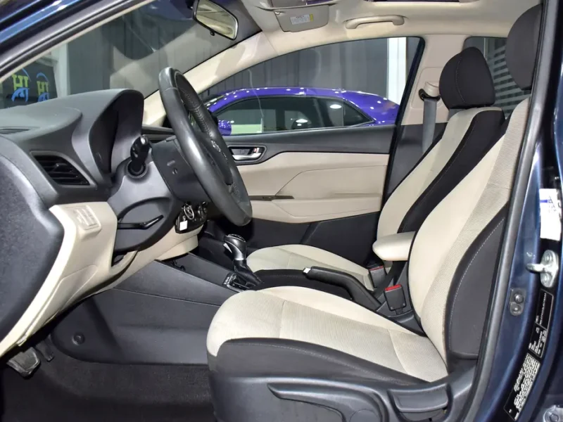 2020 Hyundai Accent GLS 4 Cylinders Petrol Engine Blue Black Sedan GCC Specs Automatic