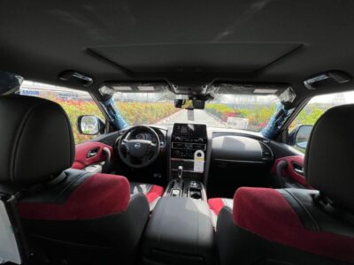 2023 Nissan Patrol NISMO 5.6 Litres 8 Cylinders Petrol Engine White Red SUV GCC Specs