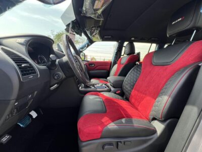 2023 Nissan Patrol NISMO 5.6 Litres 8 Cylinders Petrol Engine Silver Red SUV GCC Specs