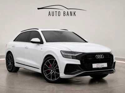 2023 Audi Q8 55 TFSI quattro S line V6 Petrol Engine White Black SUV GCC Specs Pristine Condition