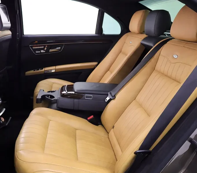 2011 Mercedes-Benz S-Class S 500 8 Cylinders Petrol Engine Brown tan Sedan GCC Specs FULLY LOADED