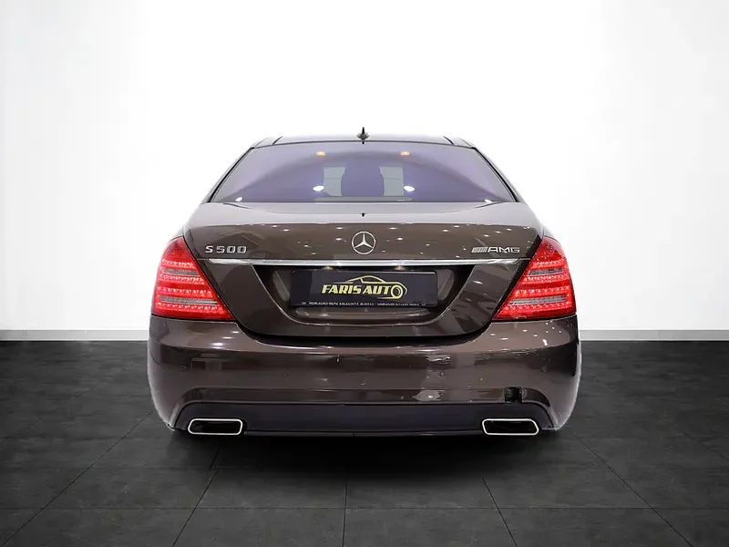 2011 Mercedes-Benz S-Class S 500 8 Cylinders Petrol Engine Brown tan Sedan GCC Specs FULLY LOADED