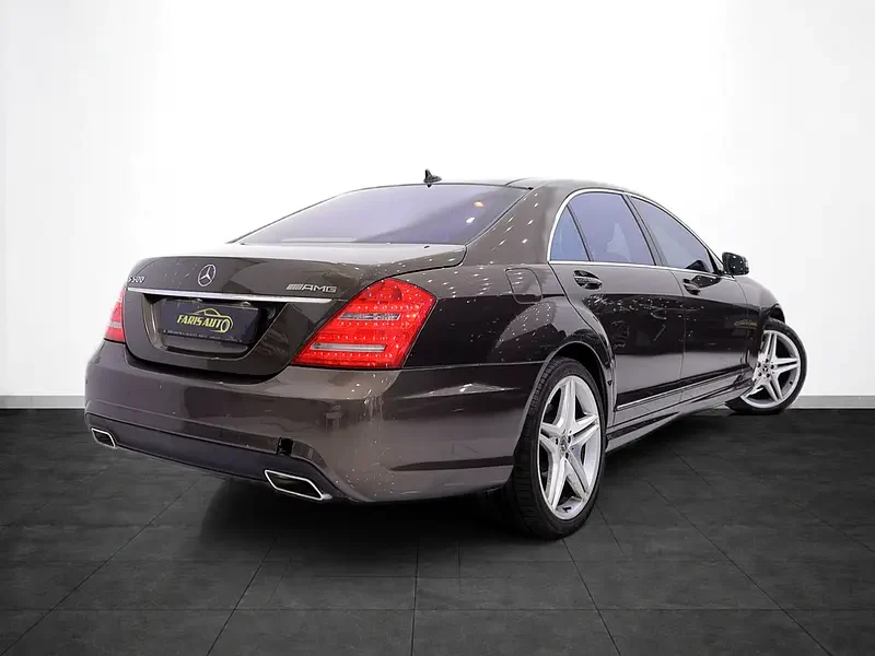 2011 Mercedes-Benz S-Class S 500 8 Cylinders Petrol Engine Brown tan Sedan GCC Specs FULLY LOADED