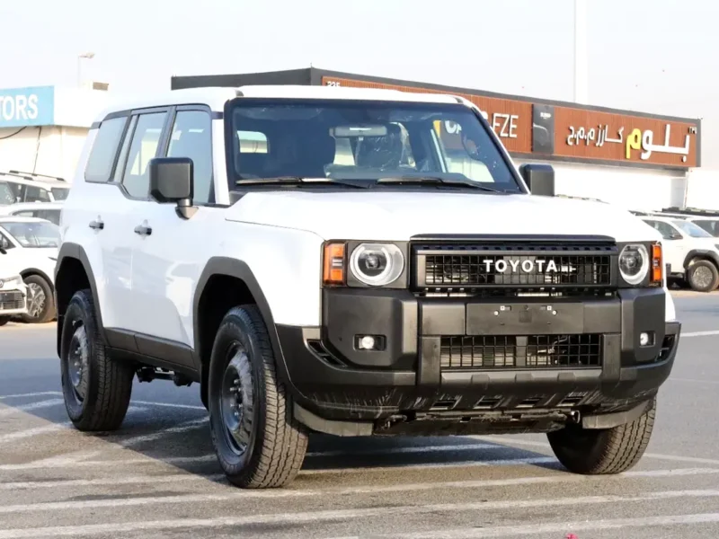 2025 Toyota Prado 4 Cylinders Petrol Engine White Black SUV GCC Specs Automatic