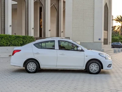 2018 Nissan Sunny EX Saloon 4 Cylinders Petrol Engine White Beige Family Sedan GCC Specs