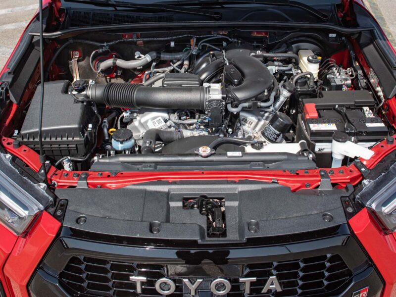 2026 Toyota Hilux 2.4 Litres 4 Cylinders Diesel Engine Red Black Pickup Truck GCC Specs