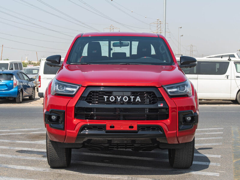 2026 Toyota Hilux 2.4 Litres 4 Cylinders Diesel Engine Red Black Pickup Truck GCC Specs