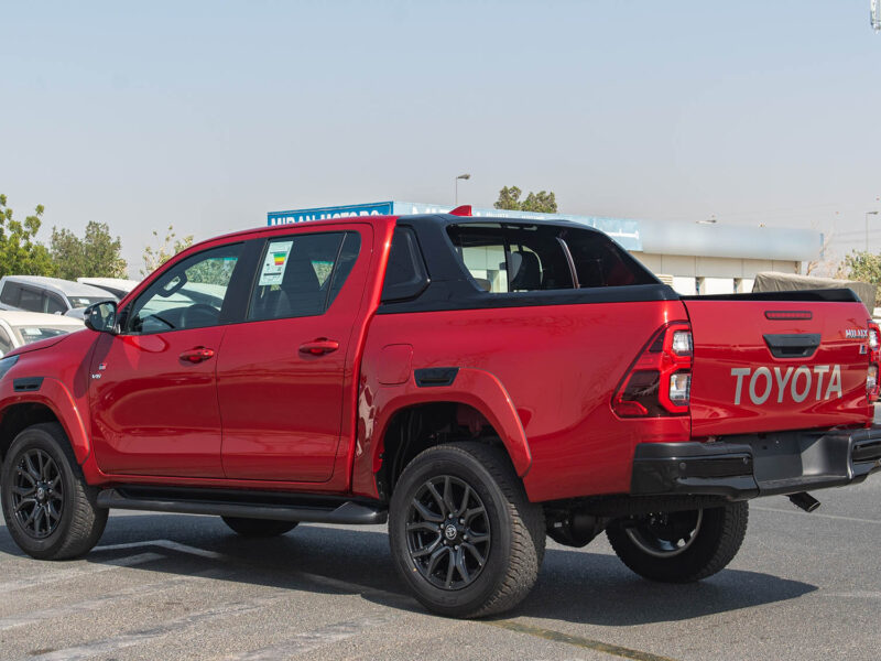 2026 Toyota Hilux 2.4 Litres 4 Cylinders Diesel Engine Red Black Pickup Truck GCC Specs