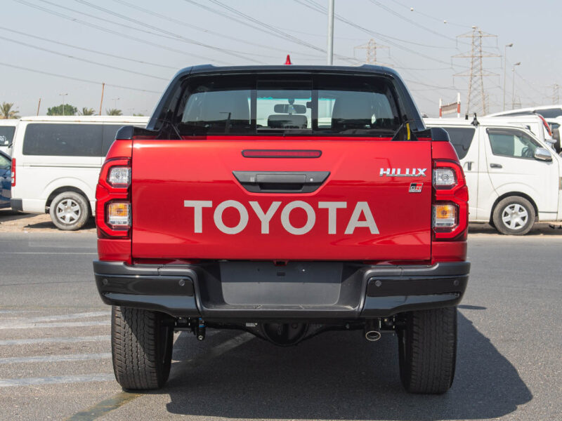 2026 Toyota Hilux 2.4 Litres 4 Cylinders Diesel Engine Red Black Pickup Truck GCC Specs