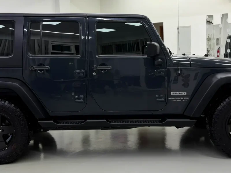 2018 Jeep Wrangler Unlimited Sport 6 Cylinders Petrol Engine Grey Black SUV GCC Specs