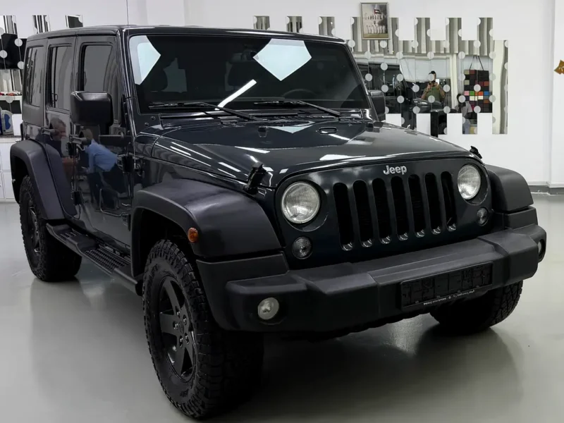2018 Jeep Wrangler Unlimited Sport 6 Cylinders Petrol Engine Grey Black SUV GCC Specs