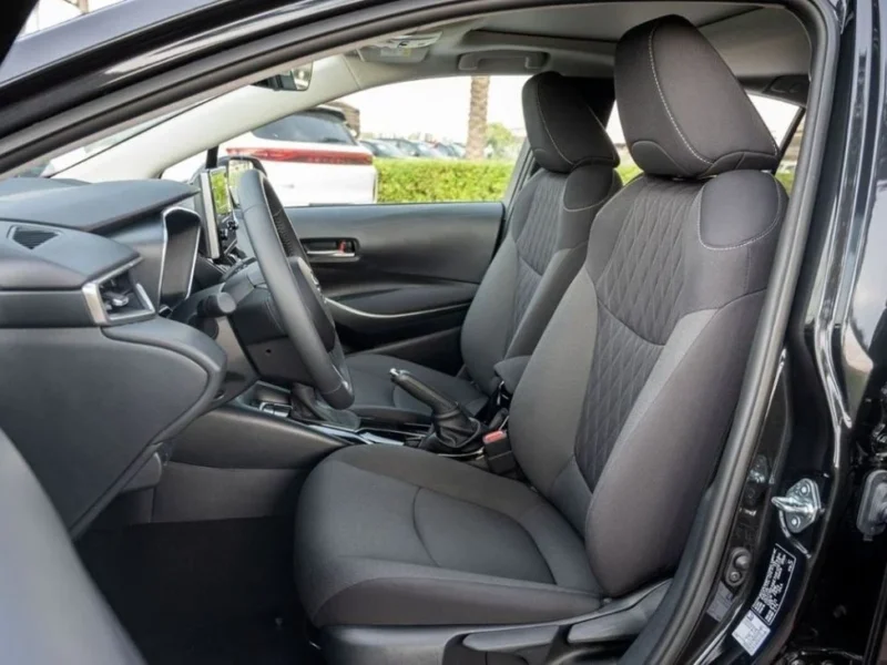 2024 Toyota Corolla XLI 1.6 Litres 4 Cylinders Petrol Engine Black Grey Sedan Full Option