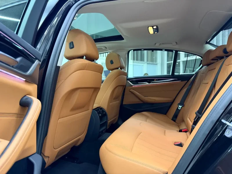 2021 BMW 5-Series 520i Exclusive 4 Cylinders Petrol Engine Black Brown Sedan GCC Specs