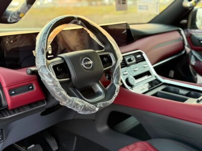 2026 Nissan Patrol LE TITANIUM 3.5 Litres 6 Cylinders Petrol Engine Black Maroon SUV GCC Specs