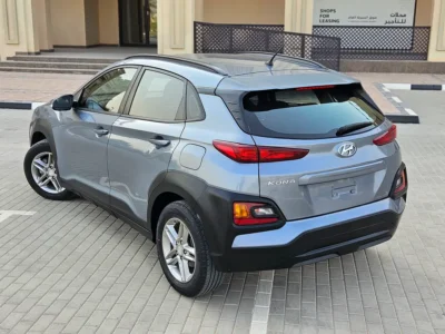 2019 Hyundai Kona Smart 4 Cylinders Petrol Engine Blue Grey Crossover GCC Specs Neat and Clean