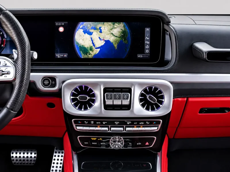2021 Mercedes-Benz G-Class G 63 AMG 4.0L V8 Biturbo Petrol Engine White Red SUV Japanese Specs