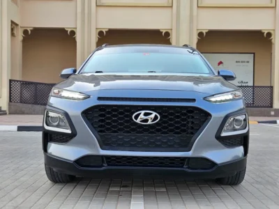 2019 Hyundai Kona Smart 4 Cylinders Petrol Engine Blue Grey Crossover GCC Specs Neat and Clean