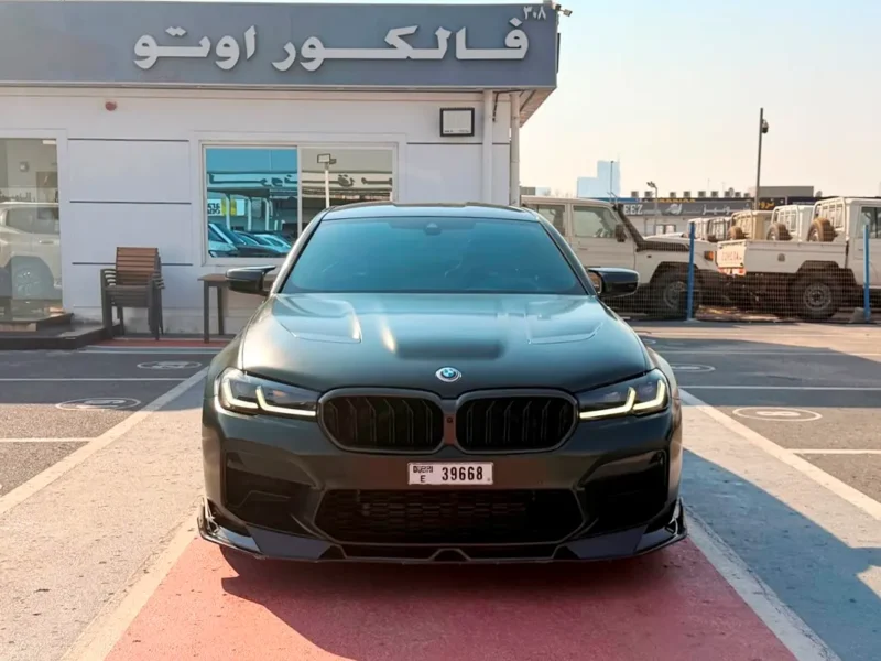 2022 BMW M5 CS 8 Cylinders Petrol Engine Green Black High-Performance Super Sedan Automatic