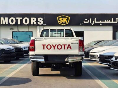 2025 Toyota Hilux GLX SINGLE CABIN 2.4L DIESEL M/T V4 Engine White Red Pickup Truck GCC