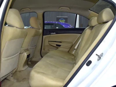 2012 Honda Accord EX 4 Cylinders Petrol Engine White Beige Sedan GCC Specs Automatic