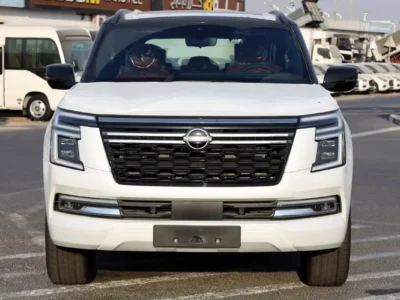 2026 Nissan Patrol LE Platinum City 3.5 Litres 6 Cylinders Petrol Engine White Red SUV Automatic