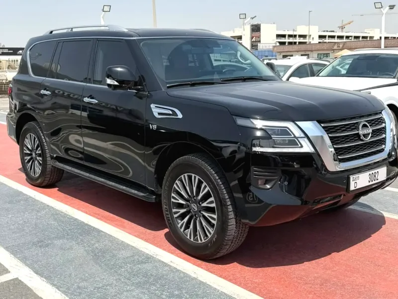 2024 Nissan Patrol LE 8 Cylinders Petrol Engine Black Tan SUV Japanese Specs Excellent Condition