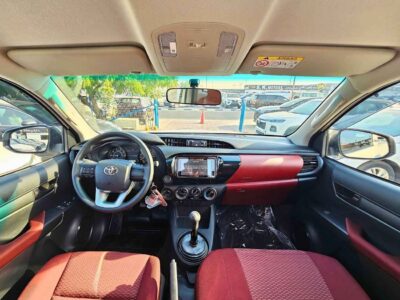 2025 Toyota Hilux GLX SINGLE CABIN 2.4L DIESEL M/T V4 Engine White Red Pickup Truck GCC
