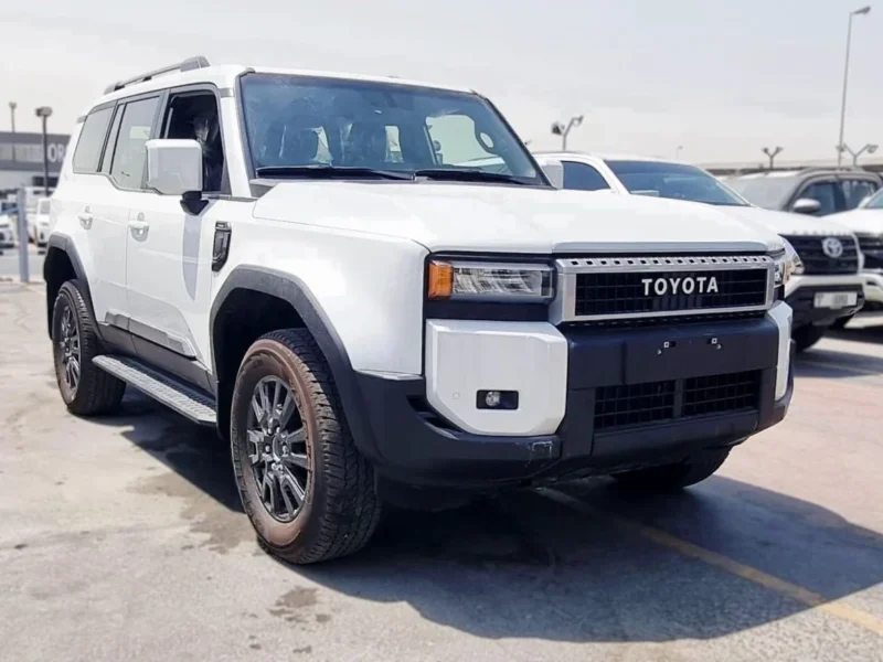 2026 Toyota Prado ALL ROUNDER G 2.4 Litres 4 Cylinders Petrol Engine White Black SUV GCC Specs