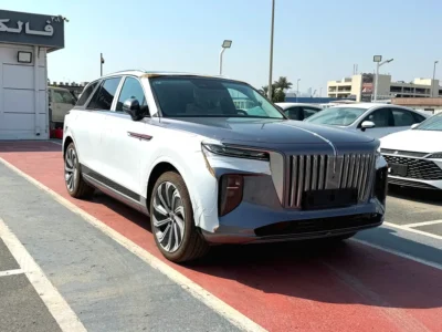 2025 Hongqi E-HS9 Flagship Fully Electric Vehicle Grey Black SUV European Specifications