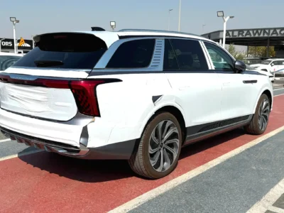2025 Hongqi E-HS9 Flagship Fully Electric Vehicle Grey Black SUV European Specifications