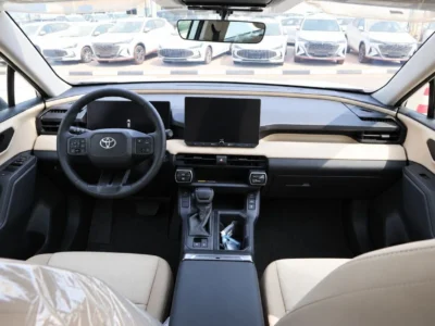 2026 Toyota RAV 4 EXR HEV 2.5 Litres 4 Cylinders Engine White Beige SUV GCC Specs Automatic