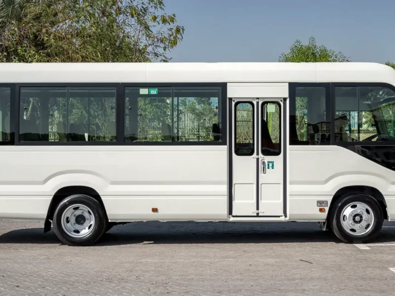2026 Toyota Coaster 2.7 Litres 4 Cylinders Petrol Engine White Grey Bus Manual GCC Specs