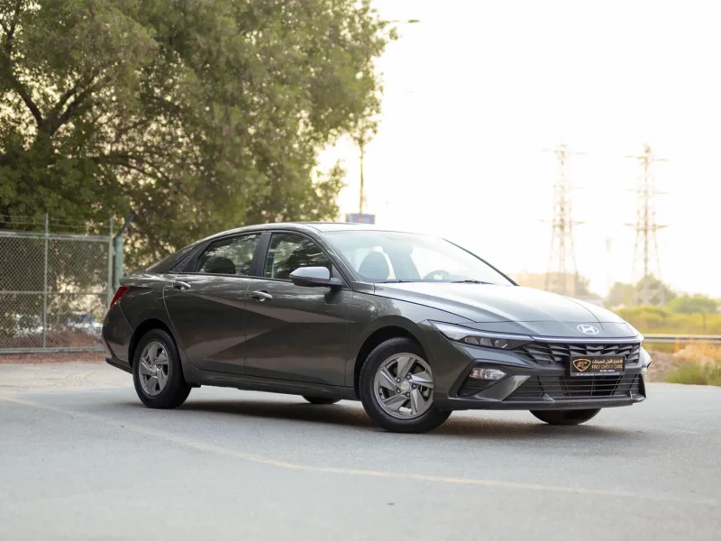 2024 Hyundai Elantra Comfort 1.6 Litres 4 Cylinders Petrol Engine Grey Black Sedan GCC Specs