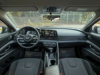 2024 Hyundai Elantra Comfort 1.6 Litres 4 Cylinders Petrol Engine Grey Black Sedan GCC Specs
