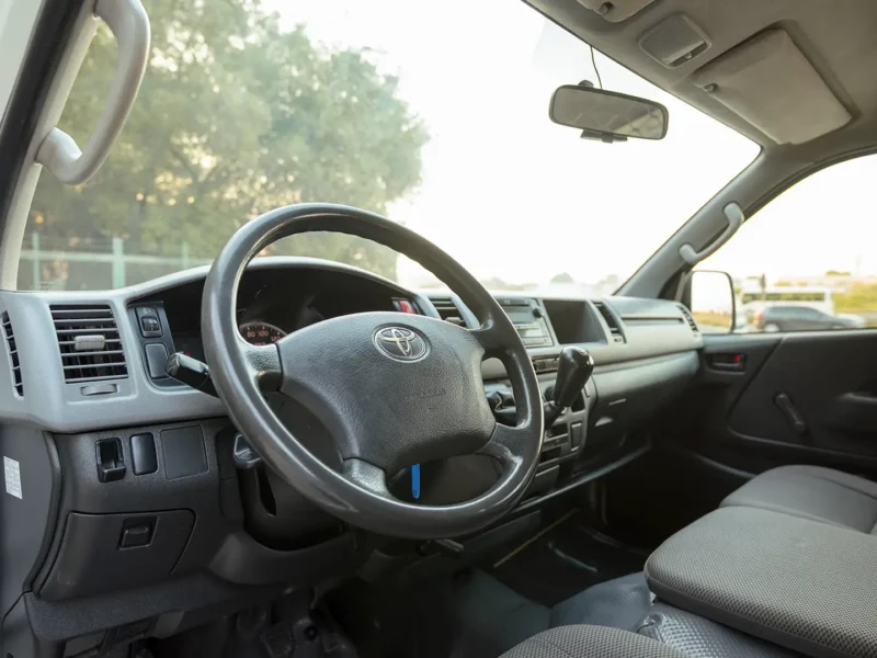 2012 Toyota Hiace GL High Roof 2.7 Litres 4 Cylinders Petrol Engine White Grey Panel Van GCC